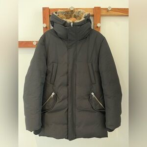 Black MACKAGE Edward Parka - Gently Worn - Size 40